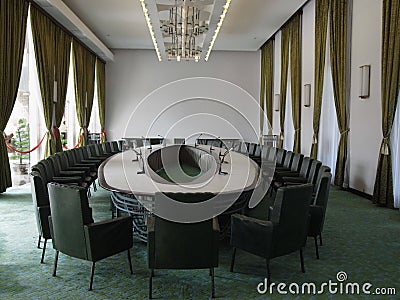 Independence Palace in Saigon/Ho-Chi-Minh-City Editorial Stock Photo